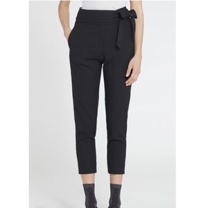 IRO TELMA HIGH WAIST CROPPED BLACK TROUSER EUC‼️